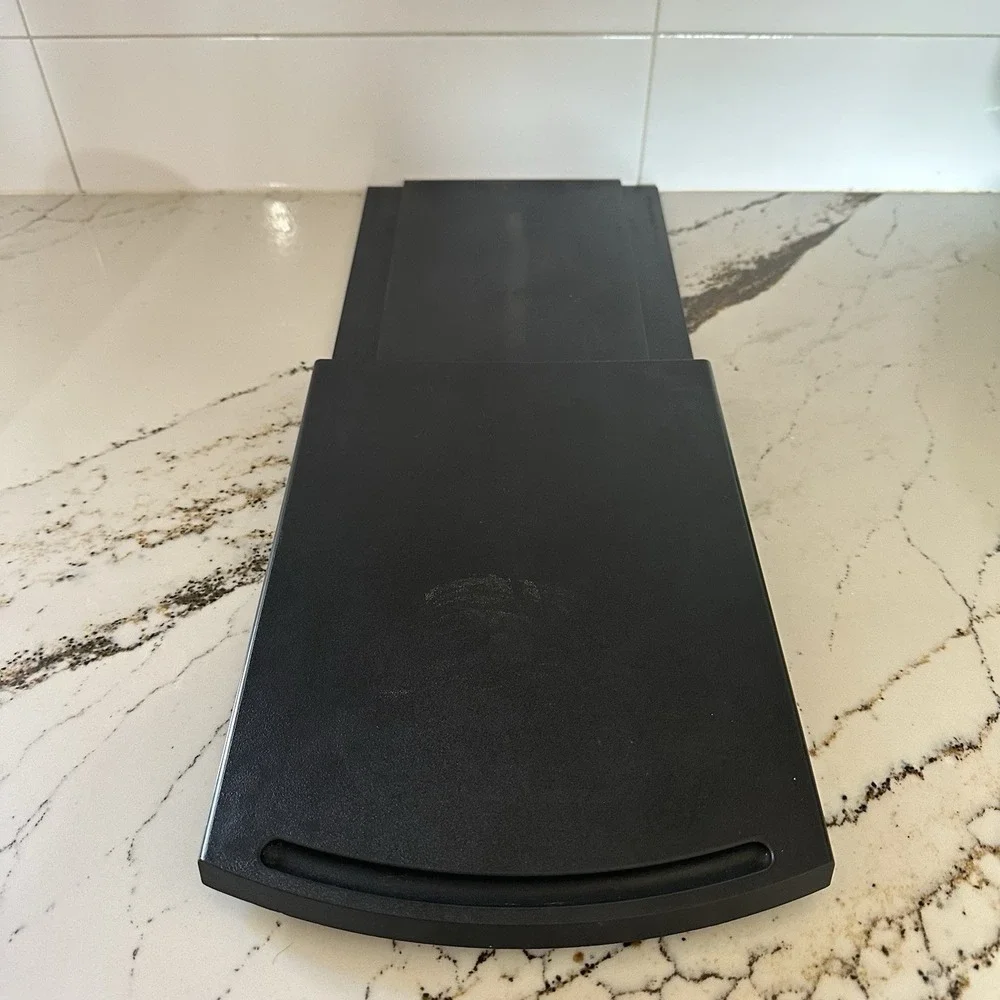 Kitchen Sliding‎ Shelf Countertop Pull-Out Easy Gliding, Black For Coffee Maker